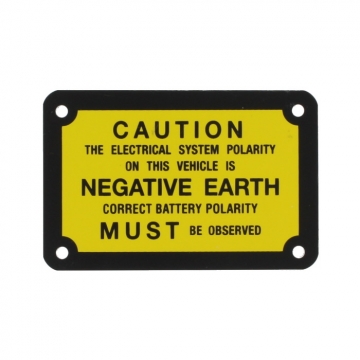Negative Ground Plate