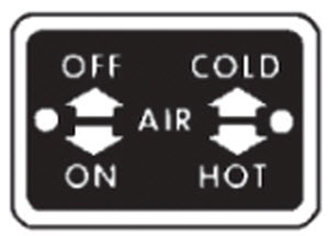 Heater Sign (Metal)