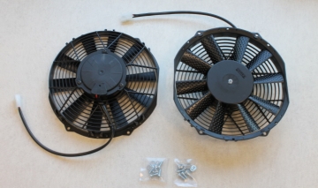Cooling Fan Kit Revotec Dual 10"  XKE 6 Cyl  1968 - 1971