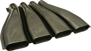 4 Outlet Stainless Exhaust Tip - 1971 to Ser#S22045