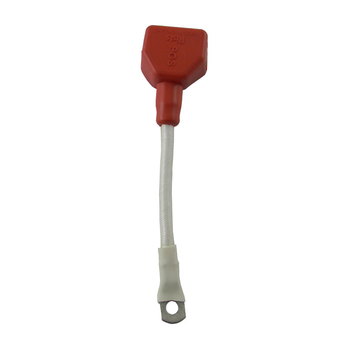 Battery Cable, Red Boot  XKE V12 1971 - 1974
