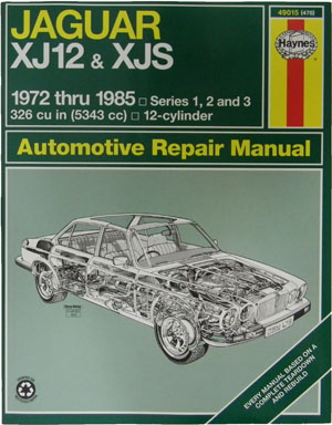 XJ12/XJS - DIY Haynes Manual - 1972-1986