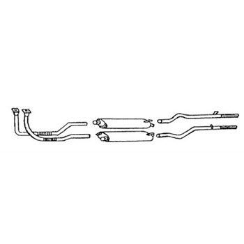 XK140 & XK150 Stainless Steel Exhaust System